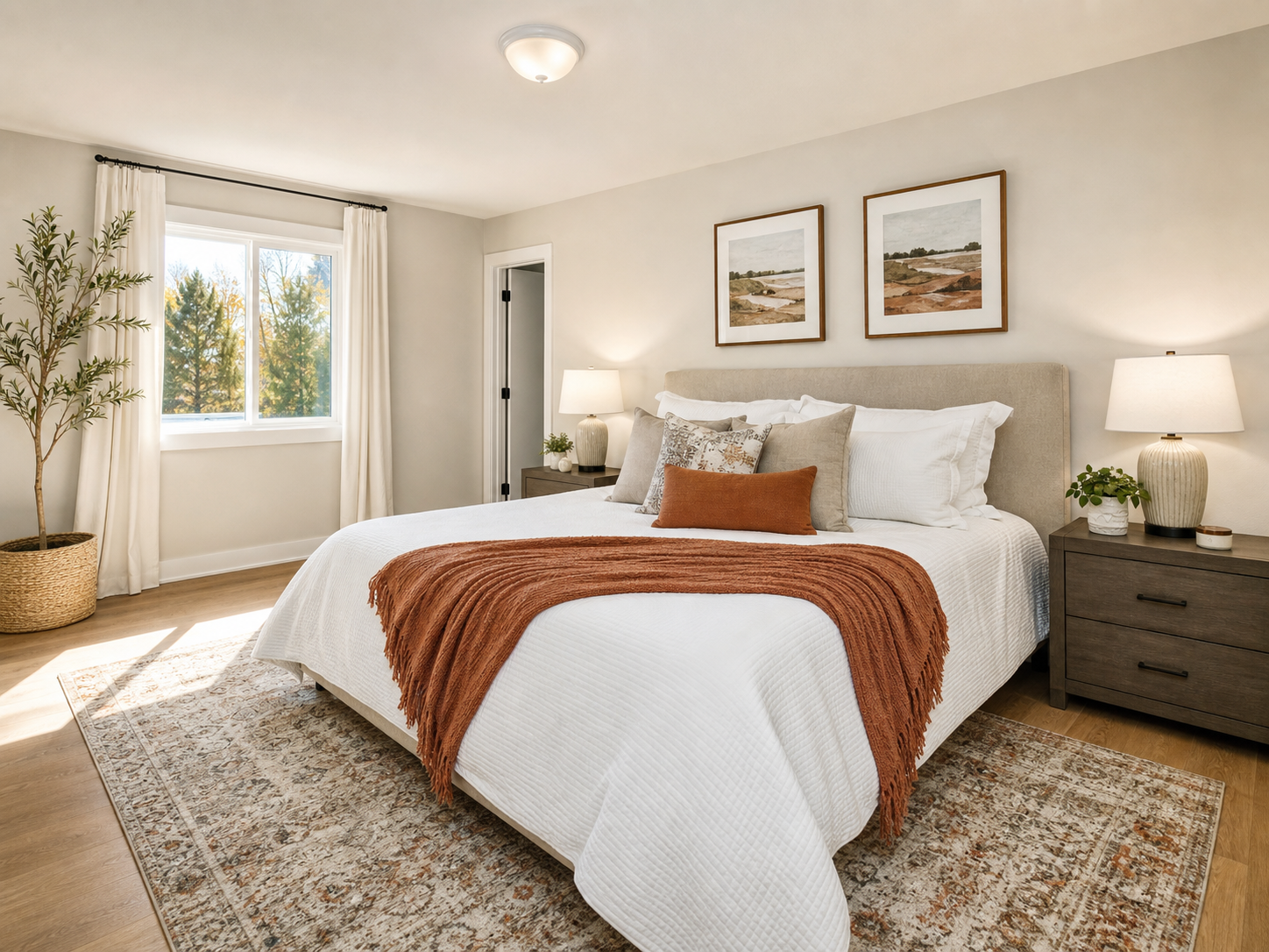 Vacant home staging example staged by Evolve Staging