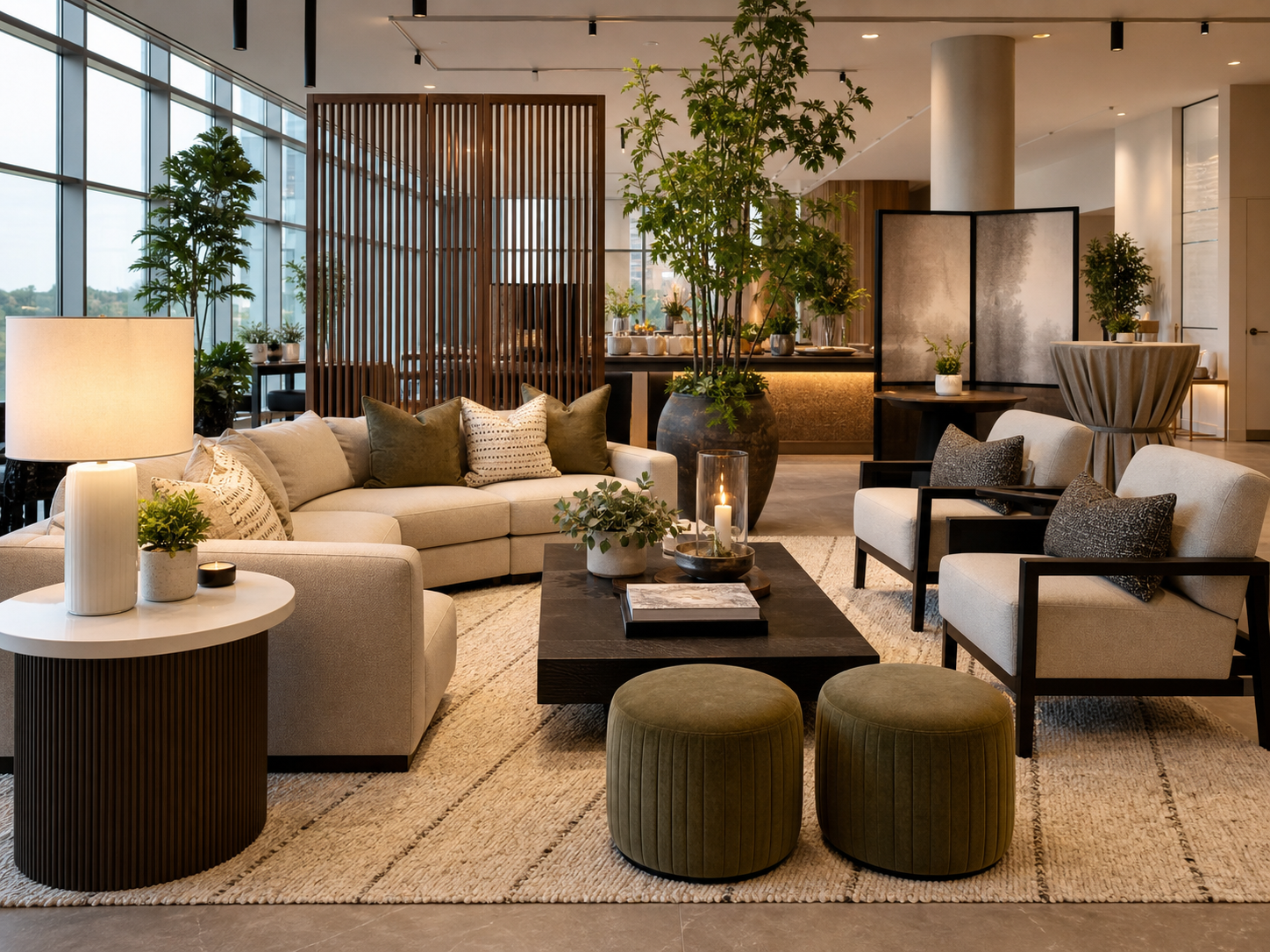 Commercial & event spaces example staged by Evolve Staging